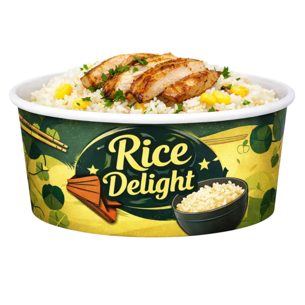 750 cc Baskılı Karton  Kase İzmir Üretim